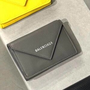 Brand new Balenciaga Papier trifold mini wallet